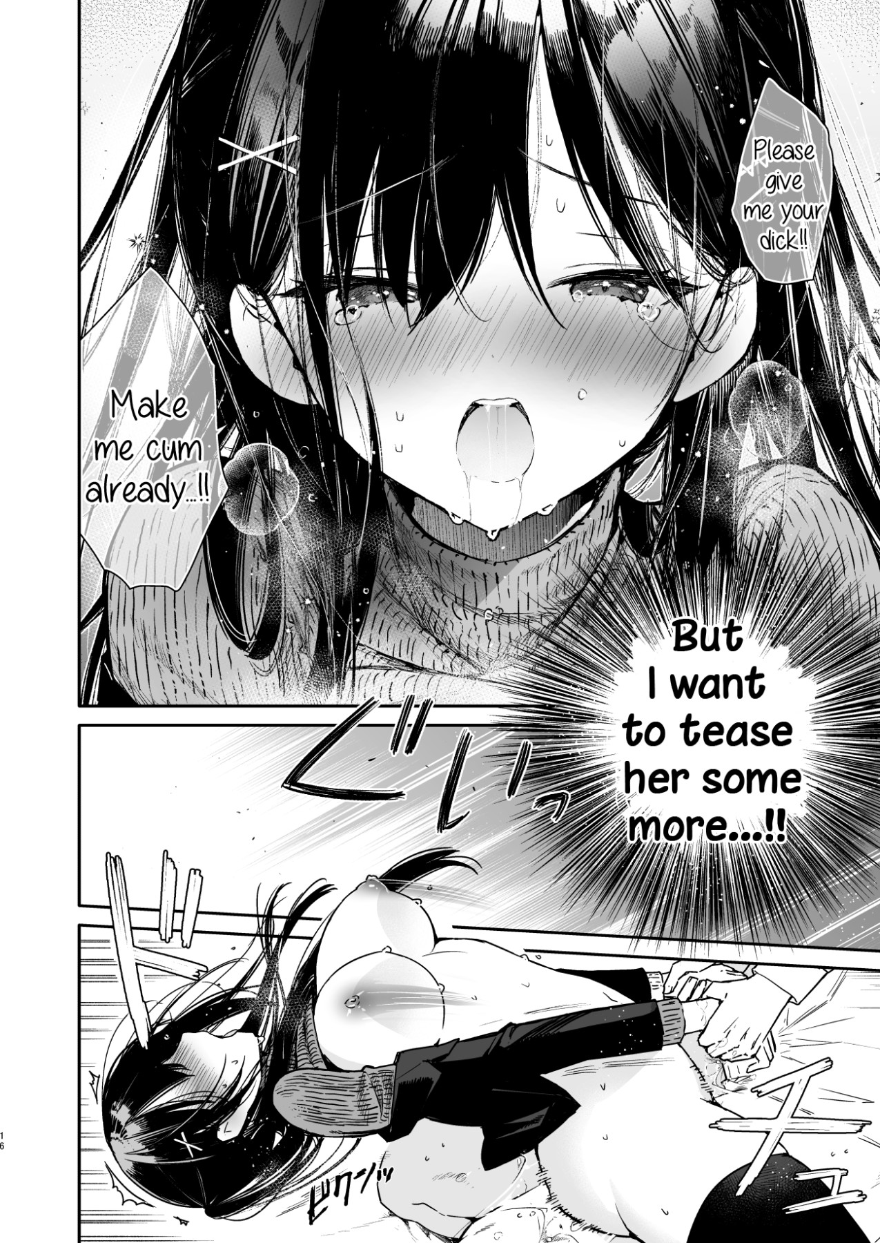 Hentai Manga Comic-Lewd Stopping and Starting Teasing With Senpai-Read-14